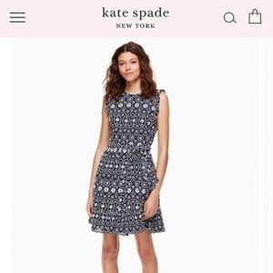 Size 4 Kate Spade Eyelet Wrap Dress